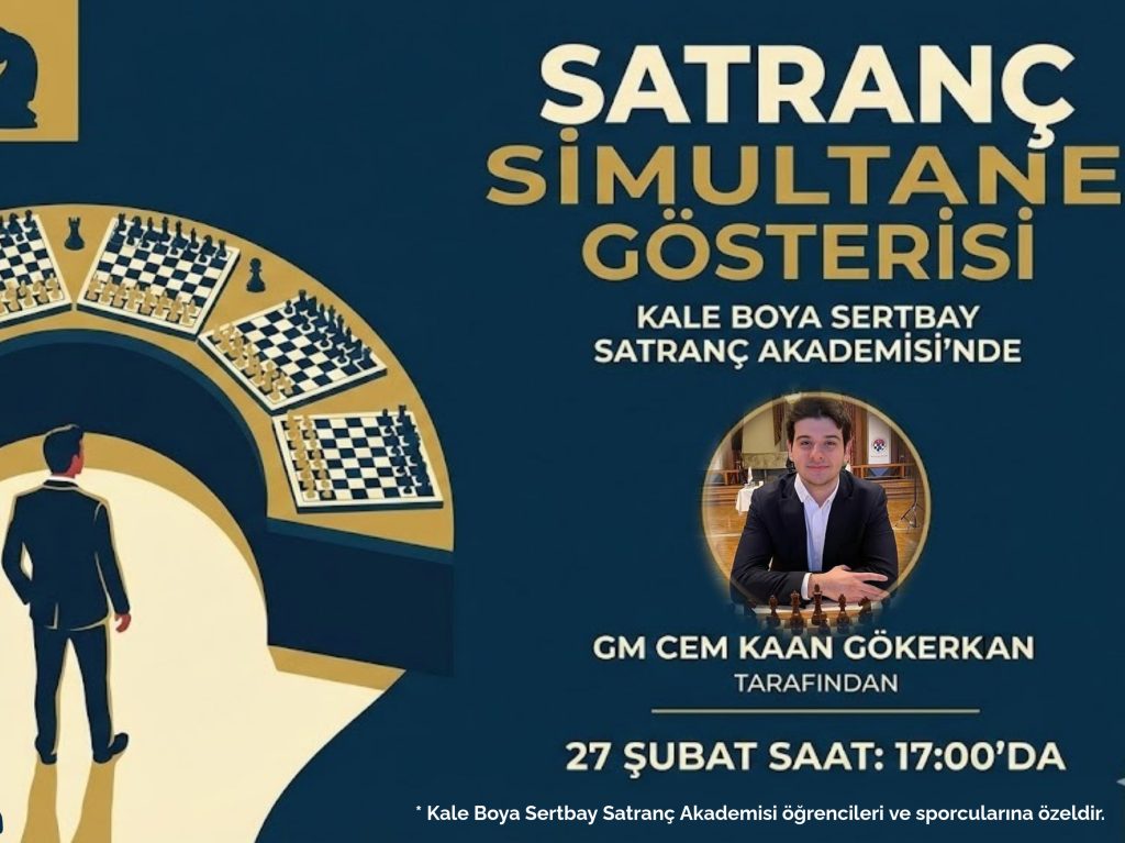 GM Cem Kaan Özerkan ile&nbsp;Simültane