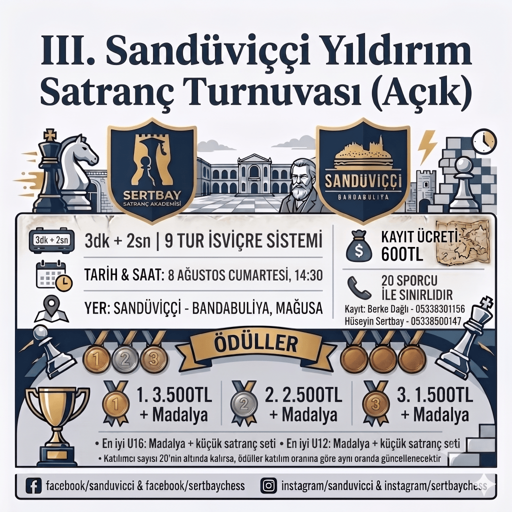 III. Sandüviççi Yıldırım&nbsp;Turnuvası